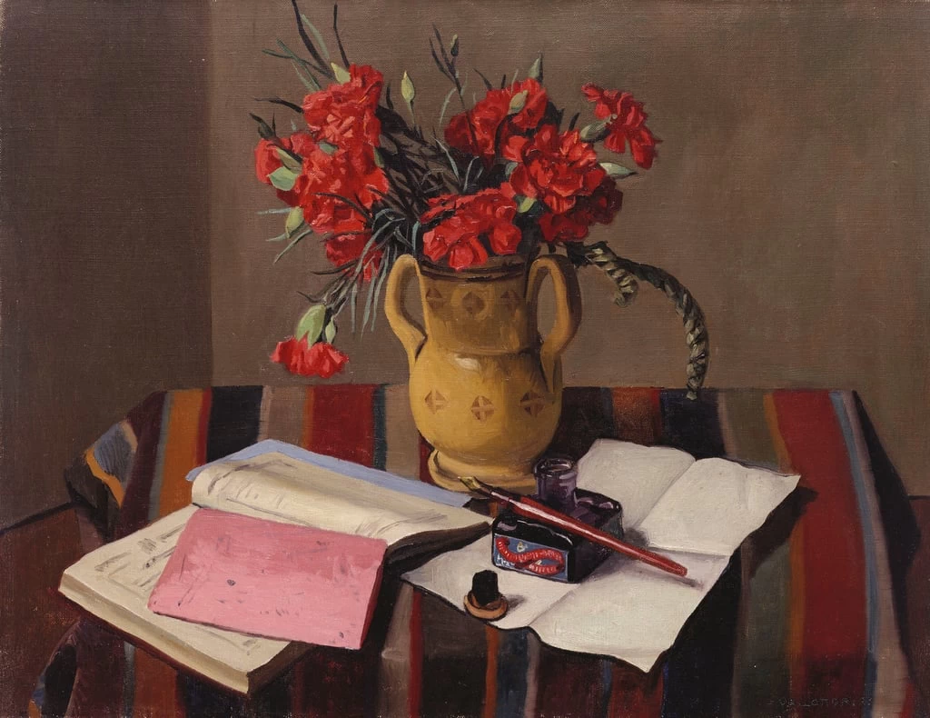 Garofani e libri contabili, 1925
